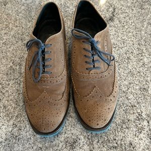 Johnston and Murphy Women’s Suede Wingtip Oxfords